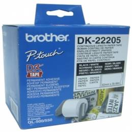 Papel Etiquetas Brother DK-22205